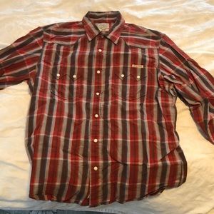 Large striped Lucky Brand western